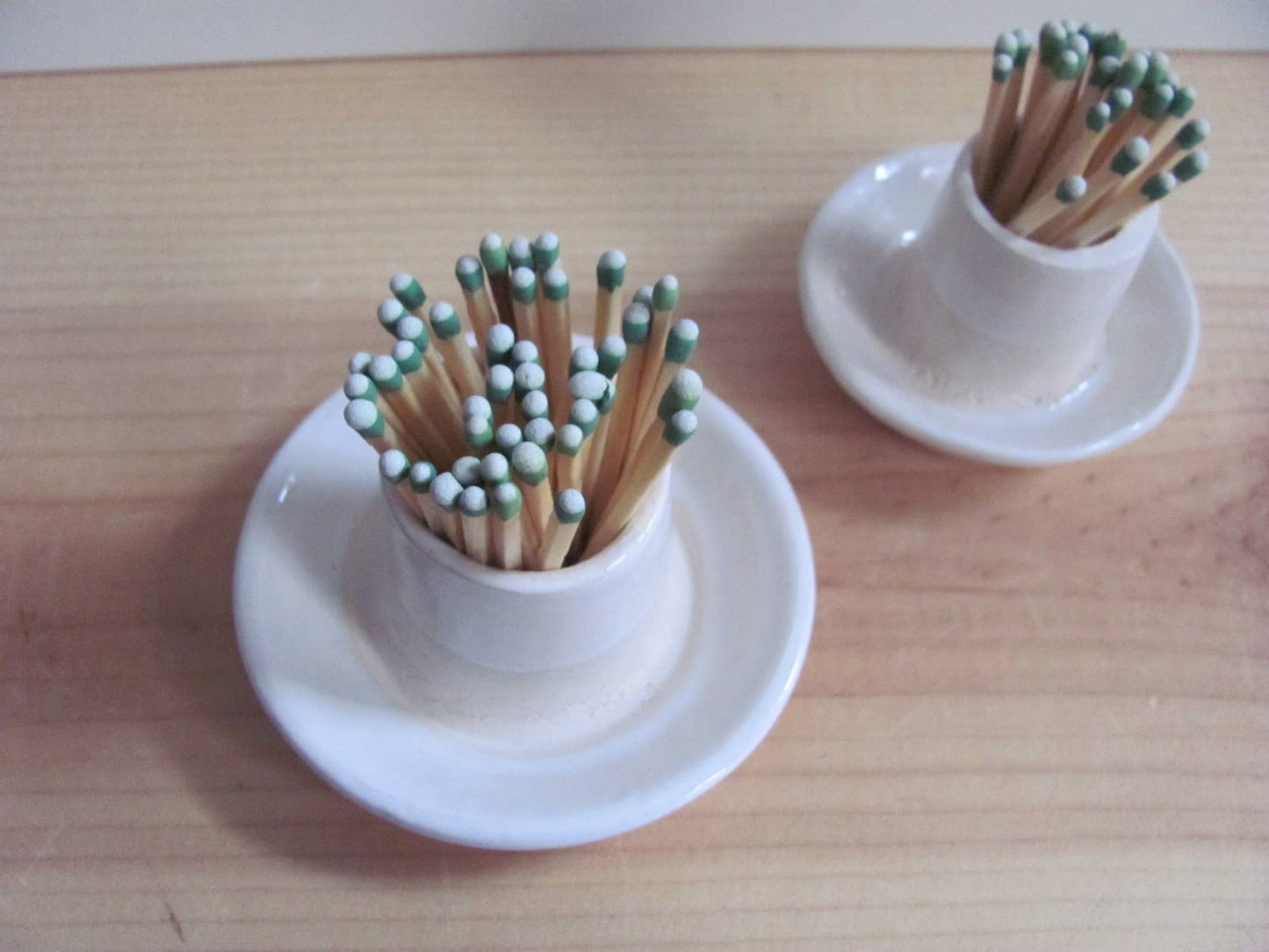 Handmade Ceramic Match Striker with Dish