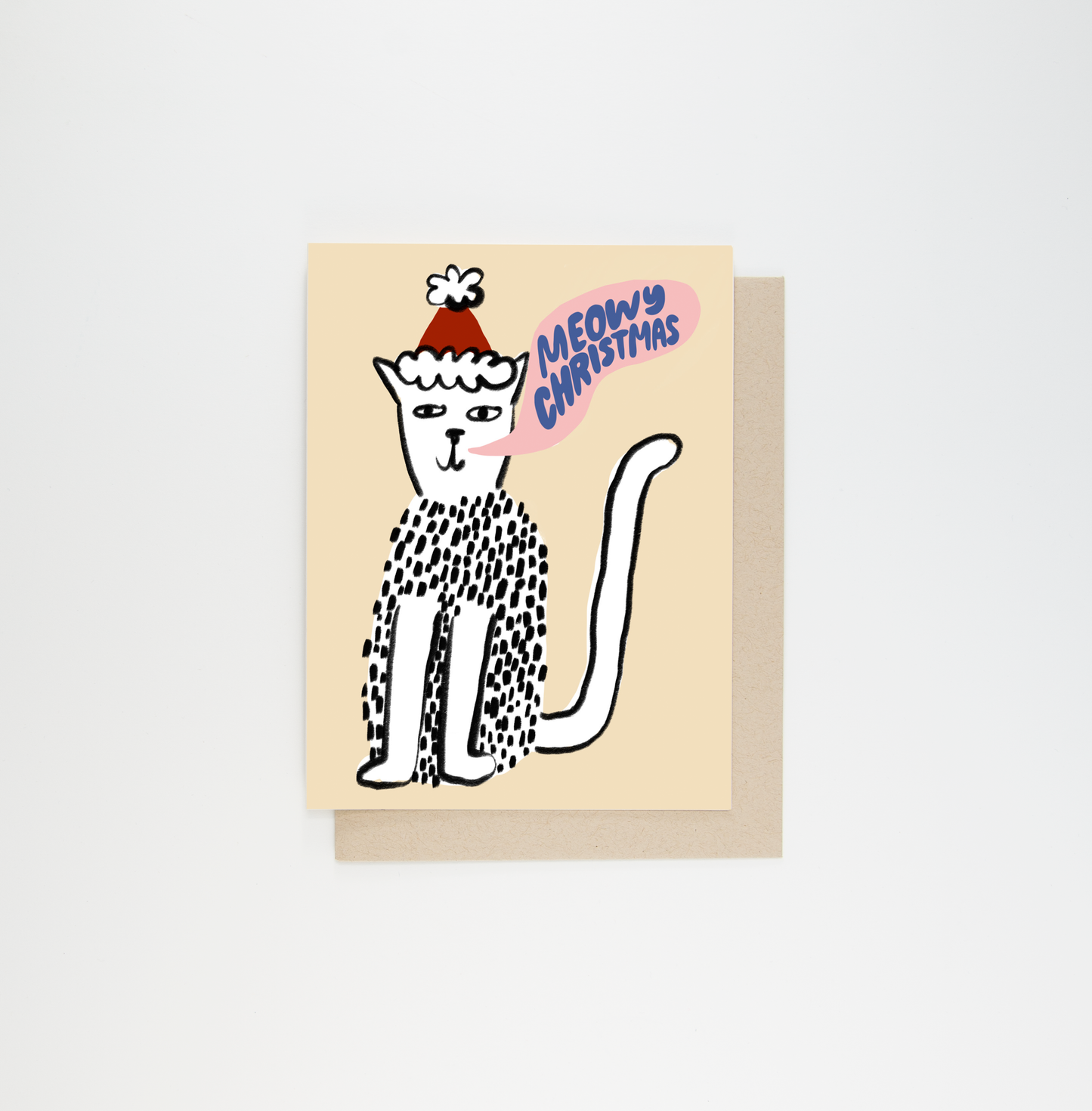 Meowy Christmas Greeting Card