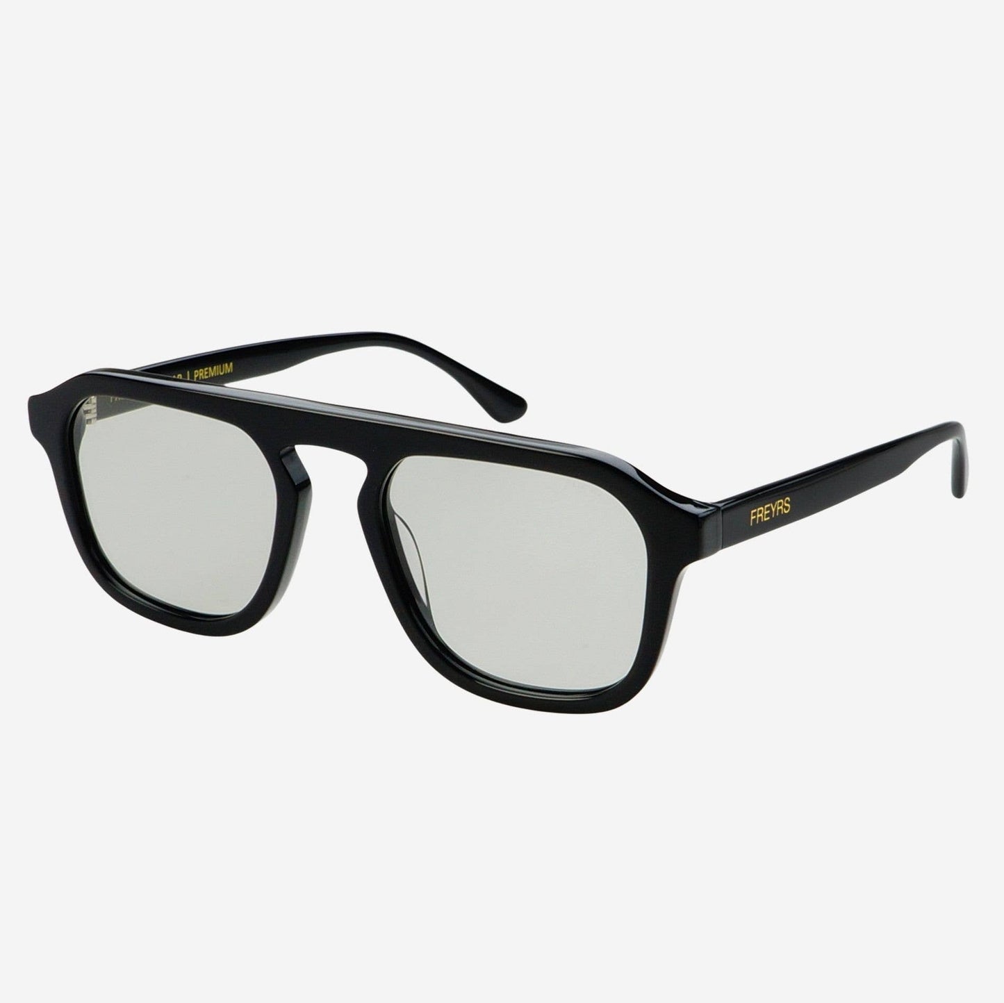 Addison Black Cloud Gray Aviator Sunglasses