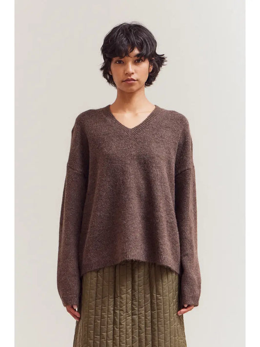 V-Neck Pullover Sweater