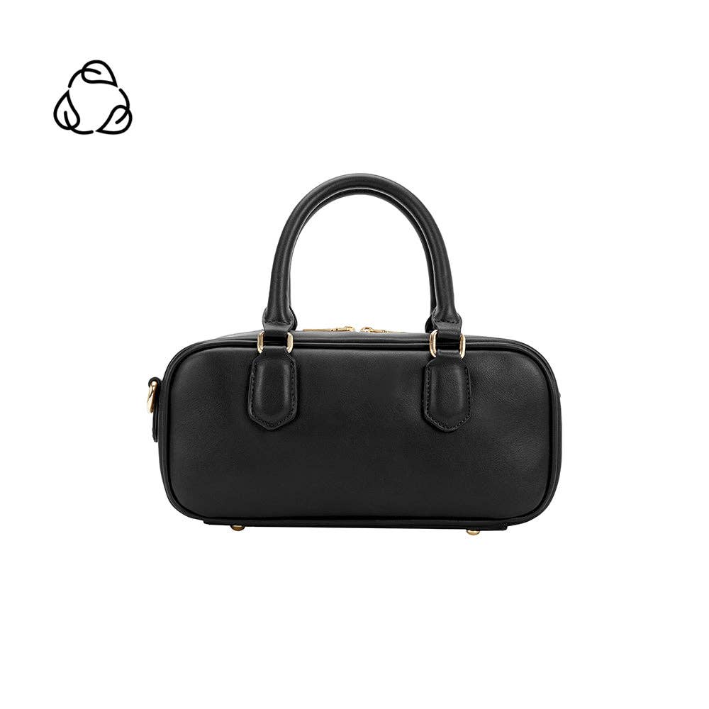 Eden Black Recycled Vegan Top Handle Bag