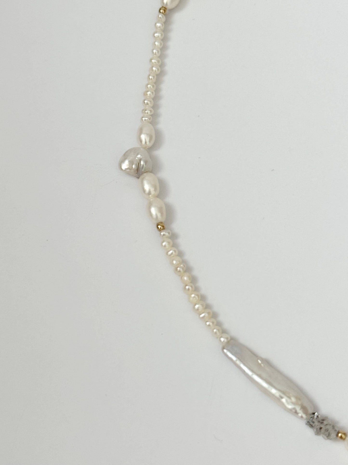 Gold Sun Freshwater Pearl Pendant Necklace