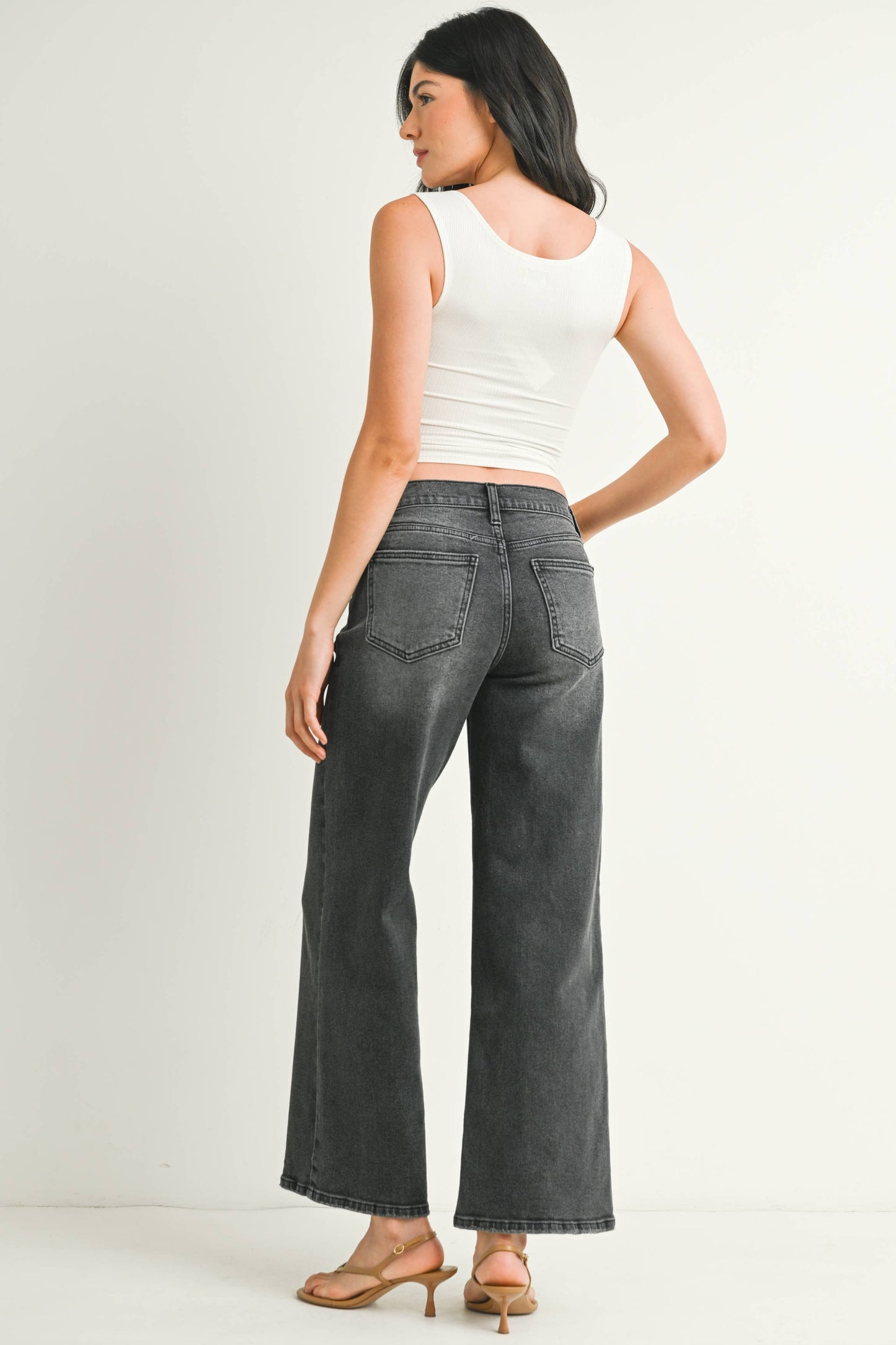 Washed Grey Relaxed Vintage Straight Jean
