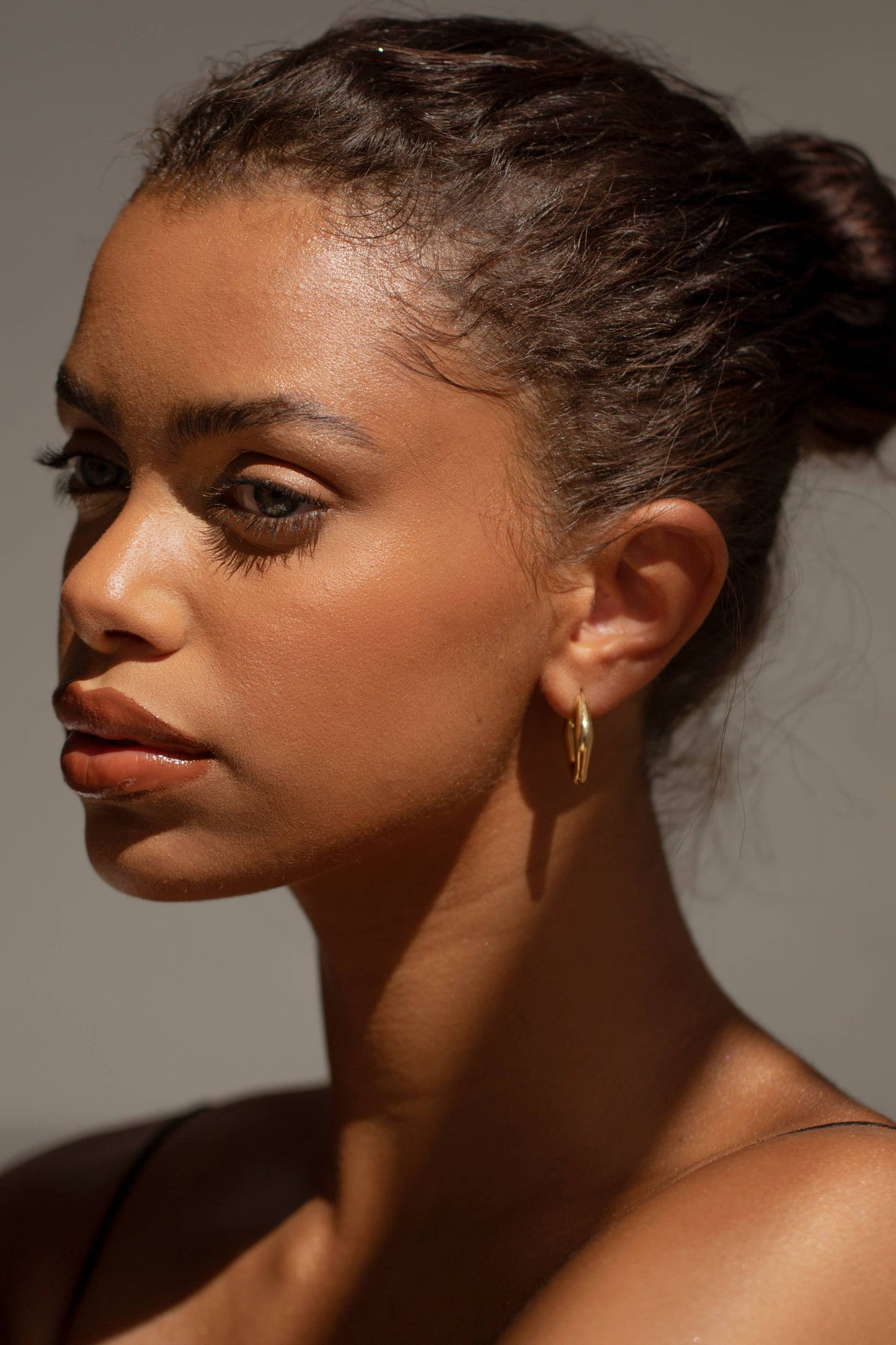 Gold Liv Hoop Earring