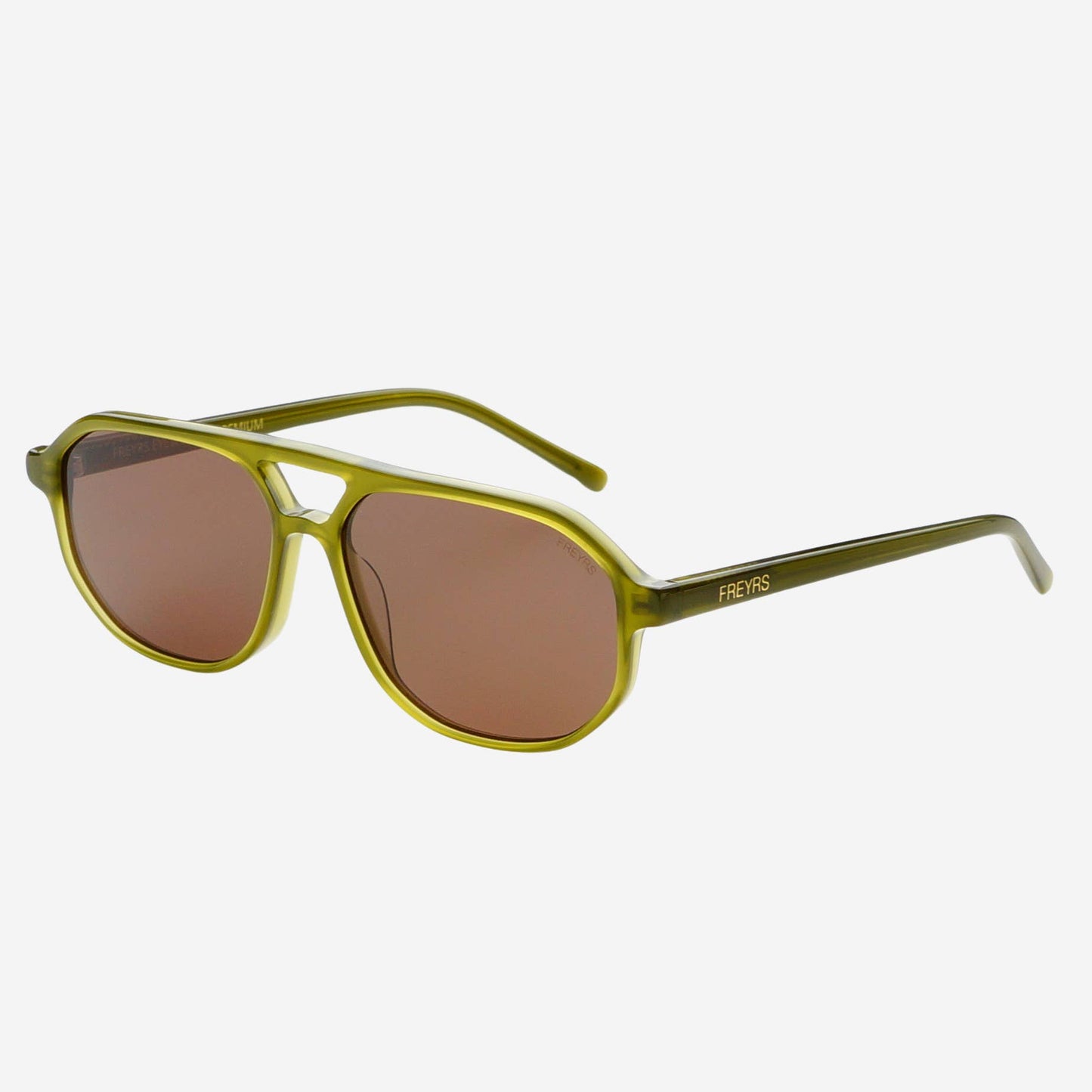 Fenix Olive Unisex Aviator Sunglasses