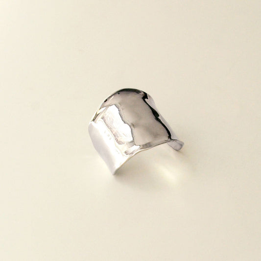 Silver Metal Hair Ponytail Cuff Stick