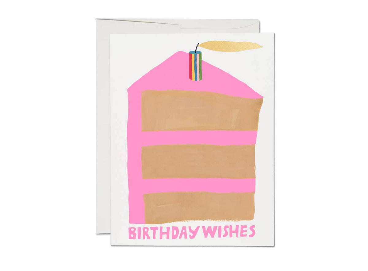 Piece of Cake Birthday Greeting Card