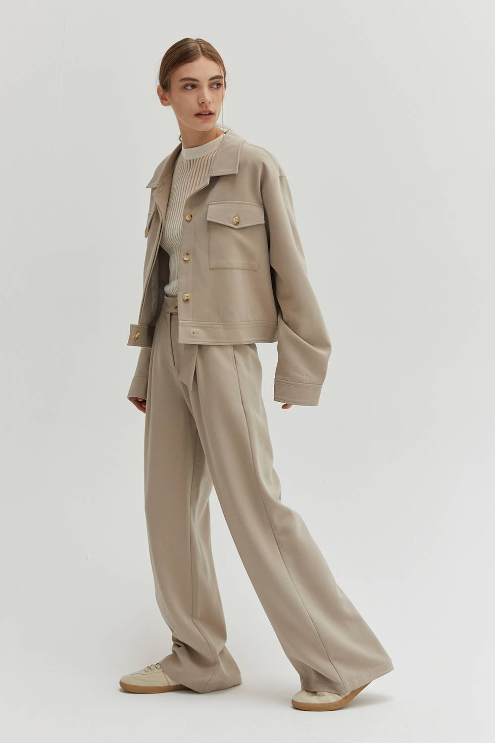 Stone Pocket Shirt Short Jacket