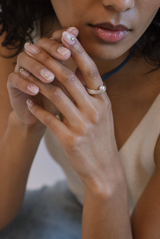 Hidden Pearl Ring