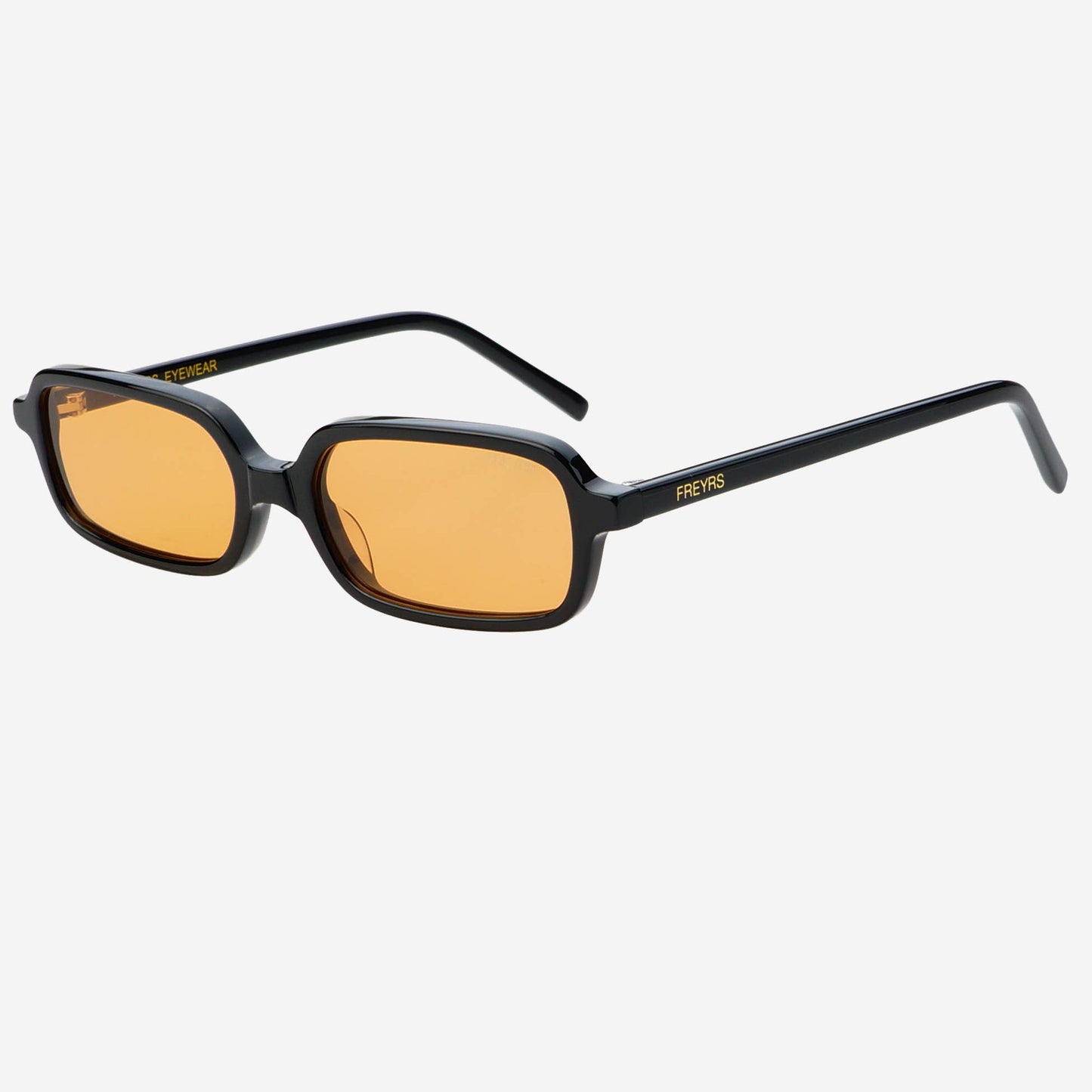 Miki Black Rectangular Sunglasses
