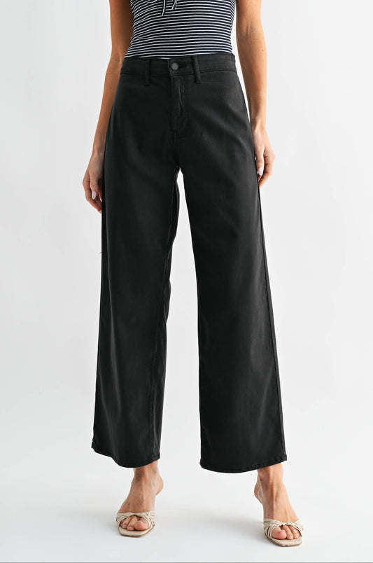 Black Stretch Twill Trouser Jean