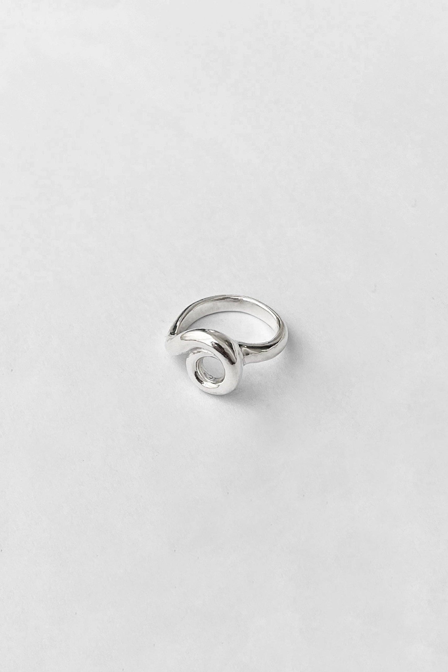 Sterling Silver Loop Ring