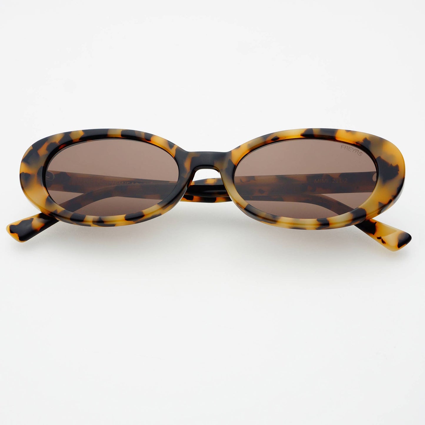 Tortoise Mimi Acetate Oval Sunglasses