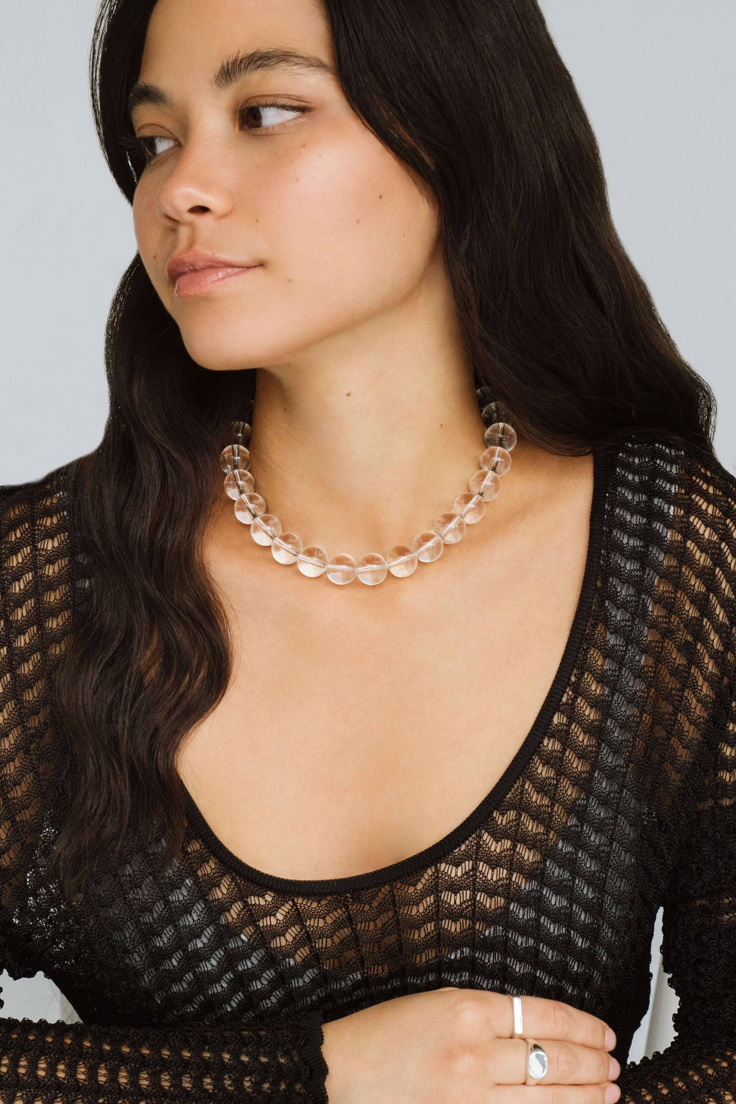 Clear Quartz Yona Collar Necklace