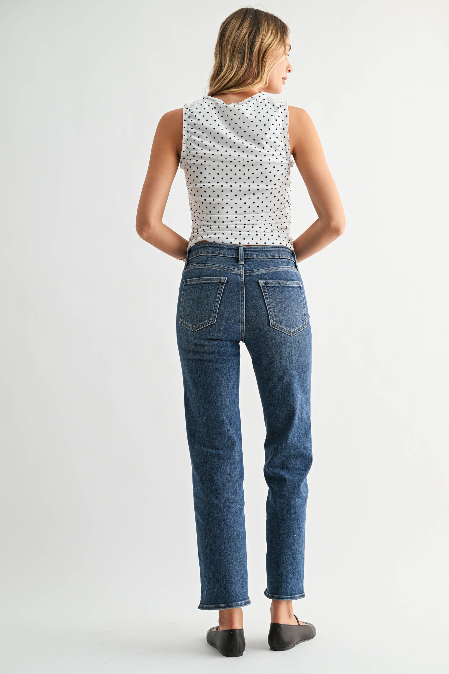 Medium Wash Classic Straight Leg Jean