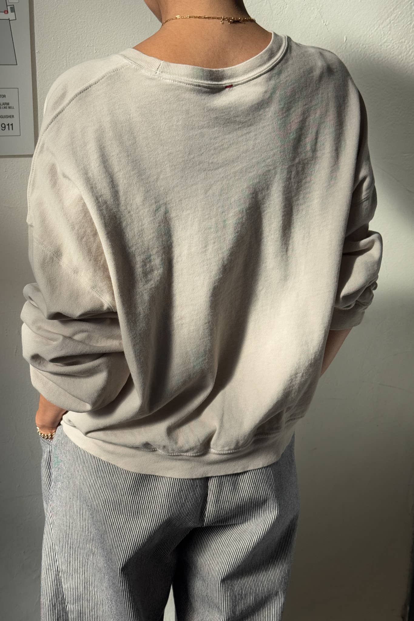 Cali Cotton Jersey Sweatshirt