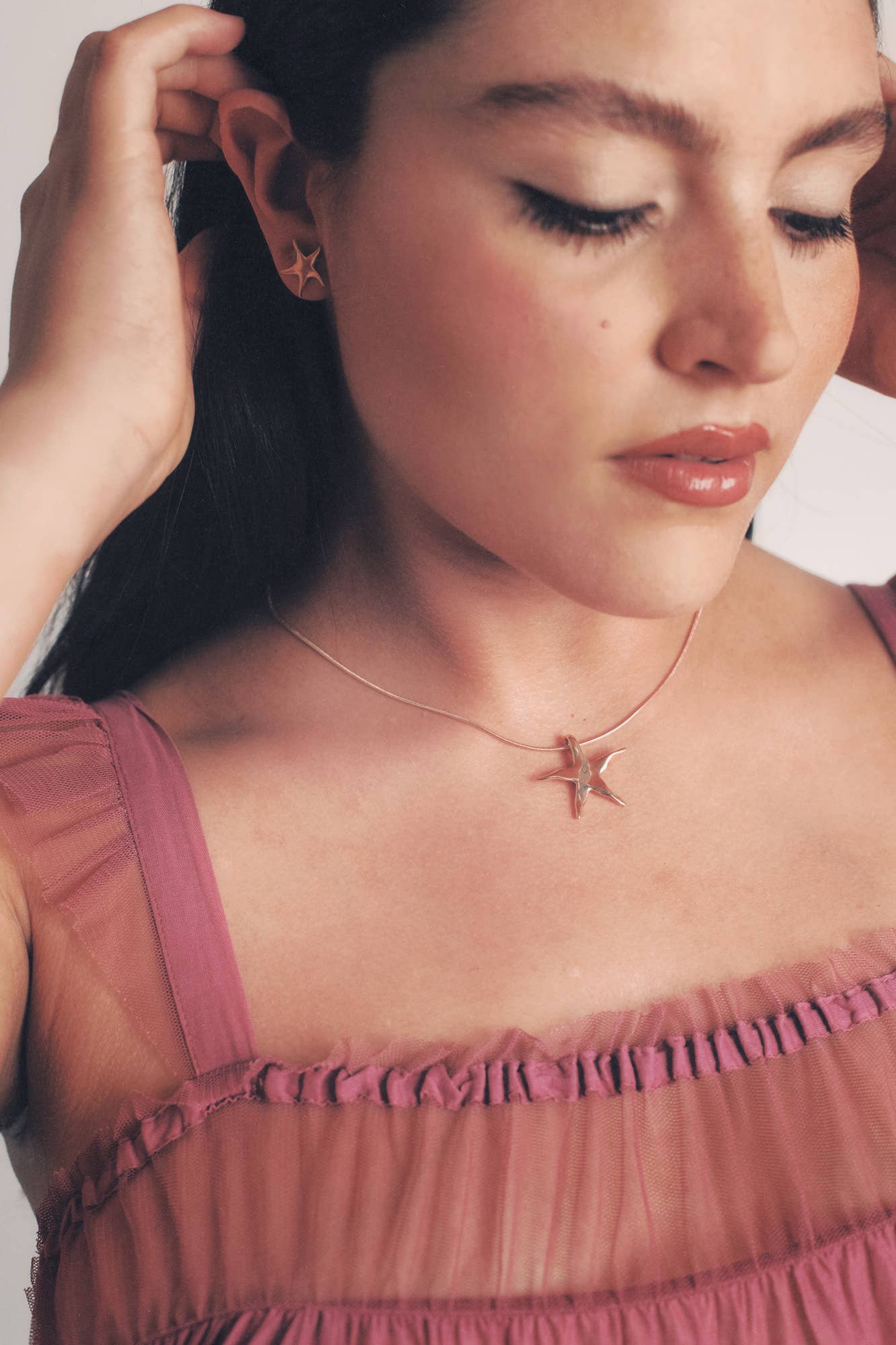 Estelle Gold Star Chain Necklace