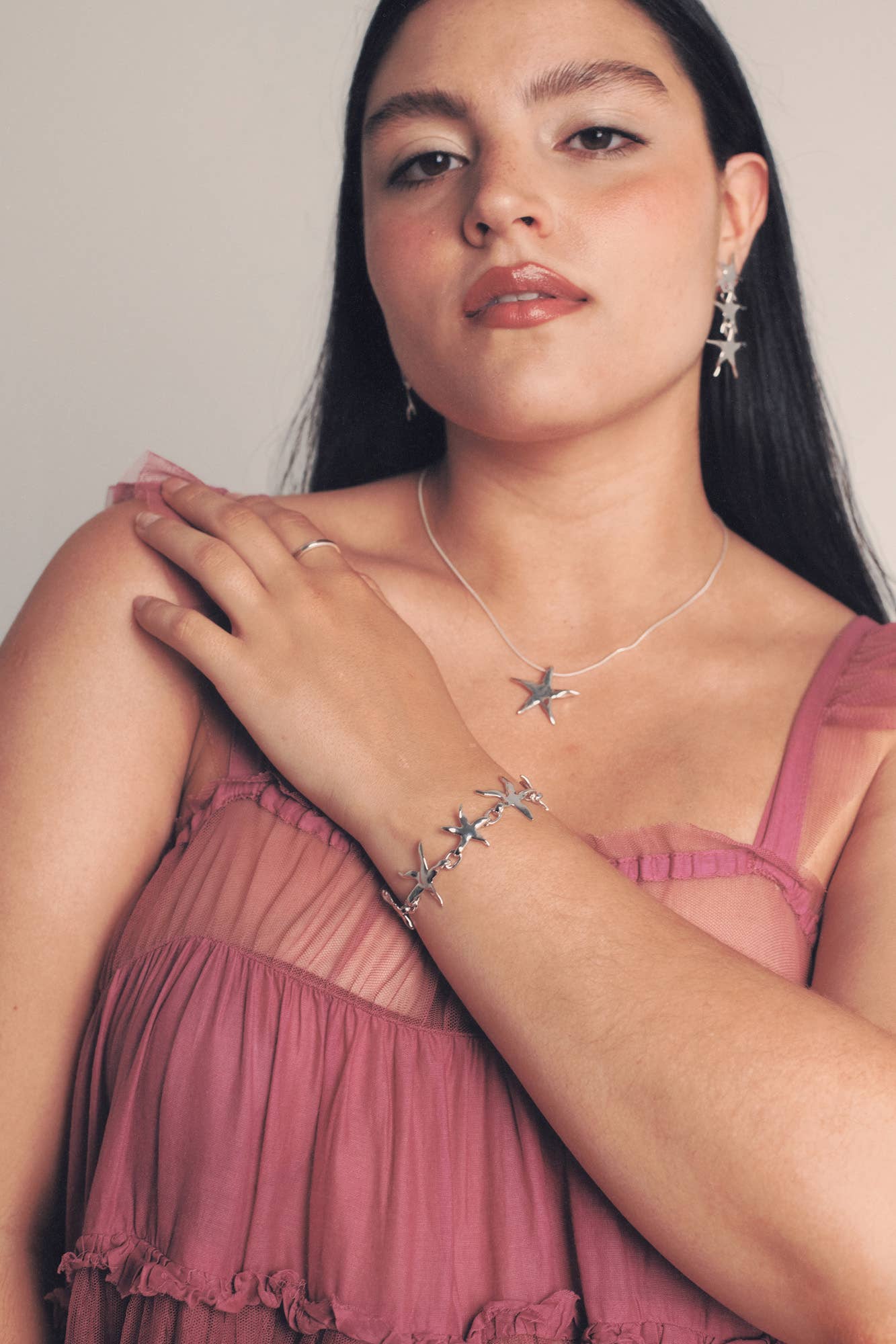 Estelle Gold Star Chain Necklace