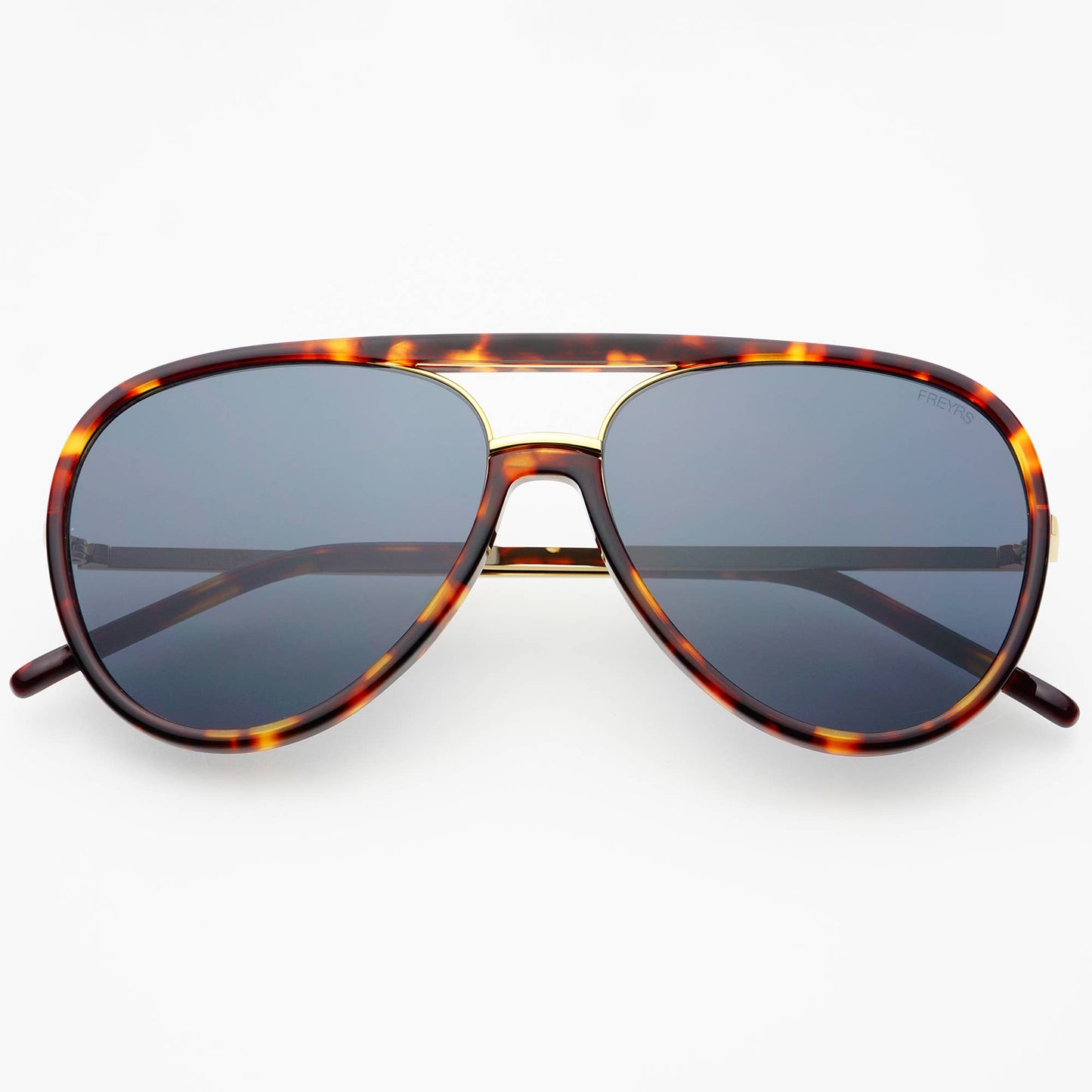 Shay Tortoise Unisex Aviator Sunglasses