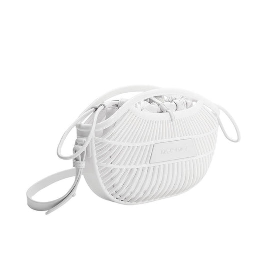 Nikko White Small Jelly Tote Bag