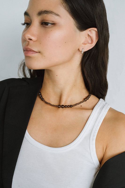 Smoky Quartz Avery Necklace