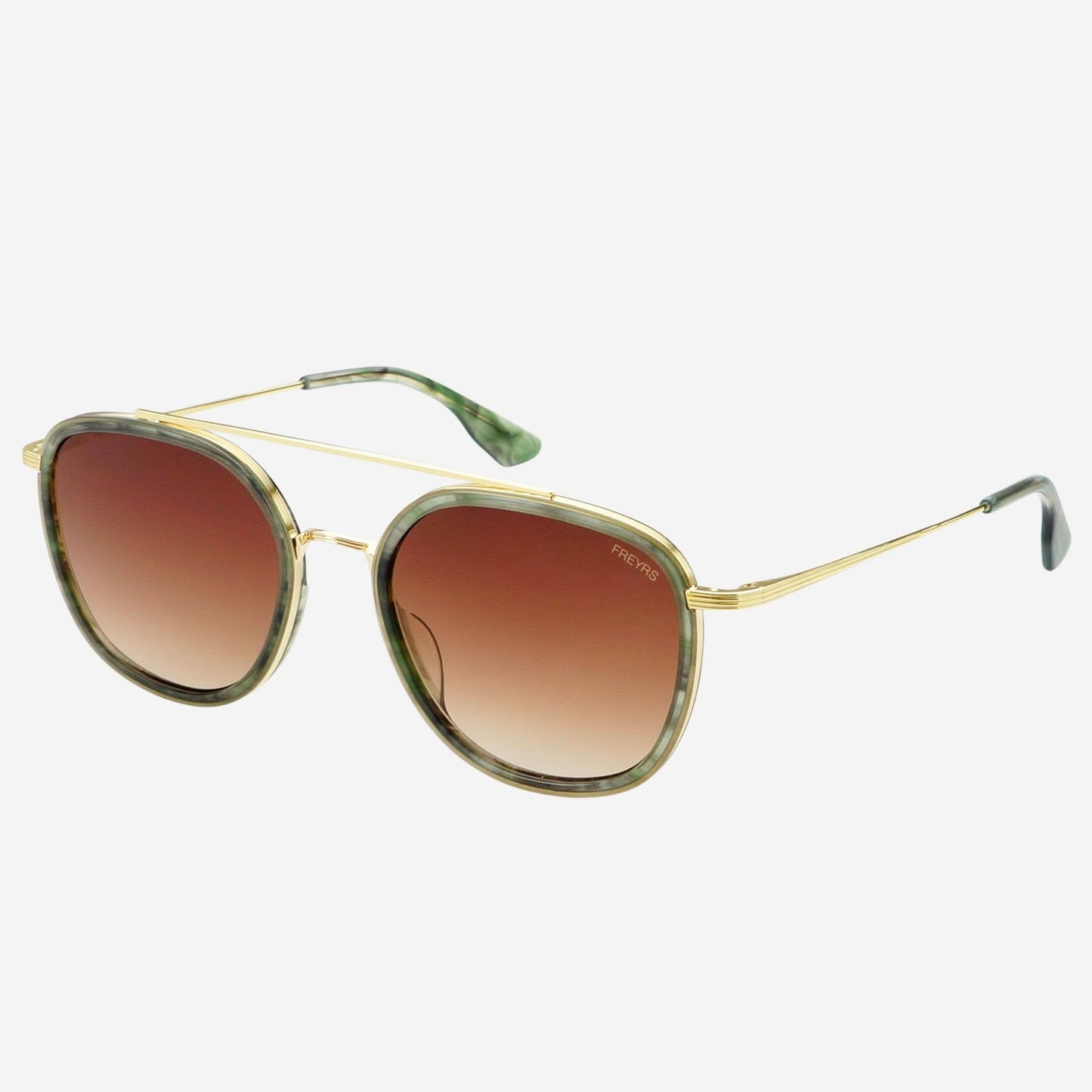 Weston Emerald Round Sunglasses