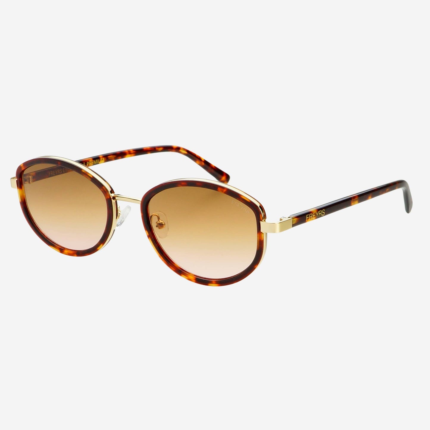 Amber Tortoise Brown Jordan Oval Sunglasses
