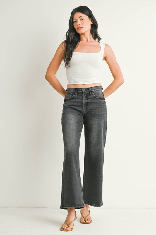 Washed Grey Relaxed Vintage Straight Jean
