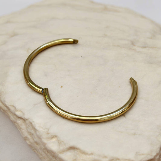 Silver Slim Hinged Bangle Bracelet