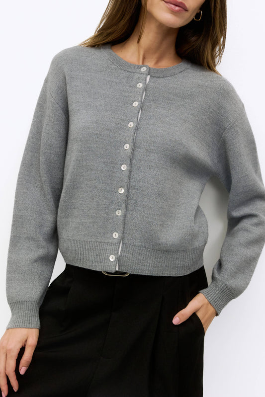 Classic Crewneck Cardigan