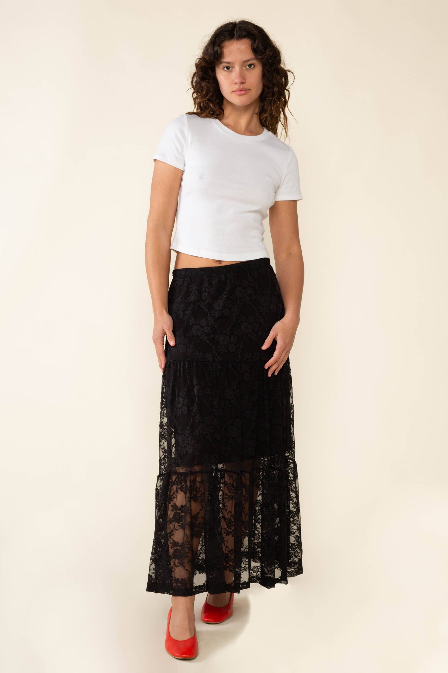 White Cotton Baby Tee