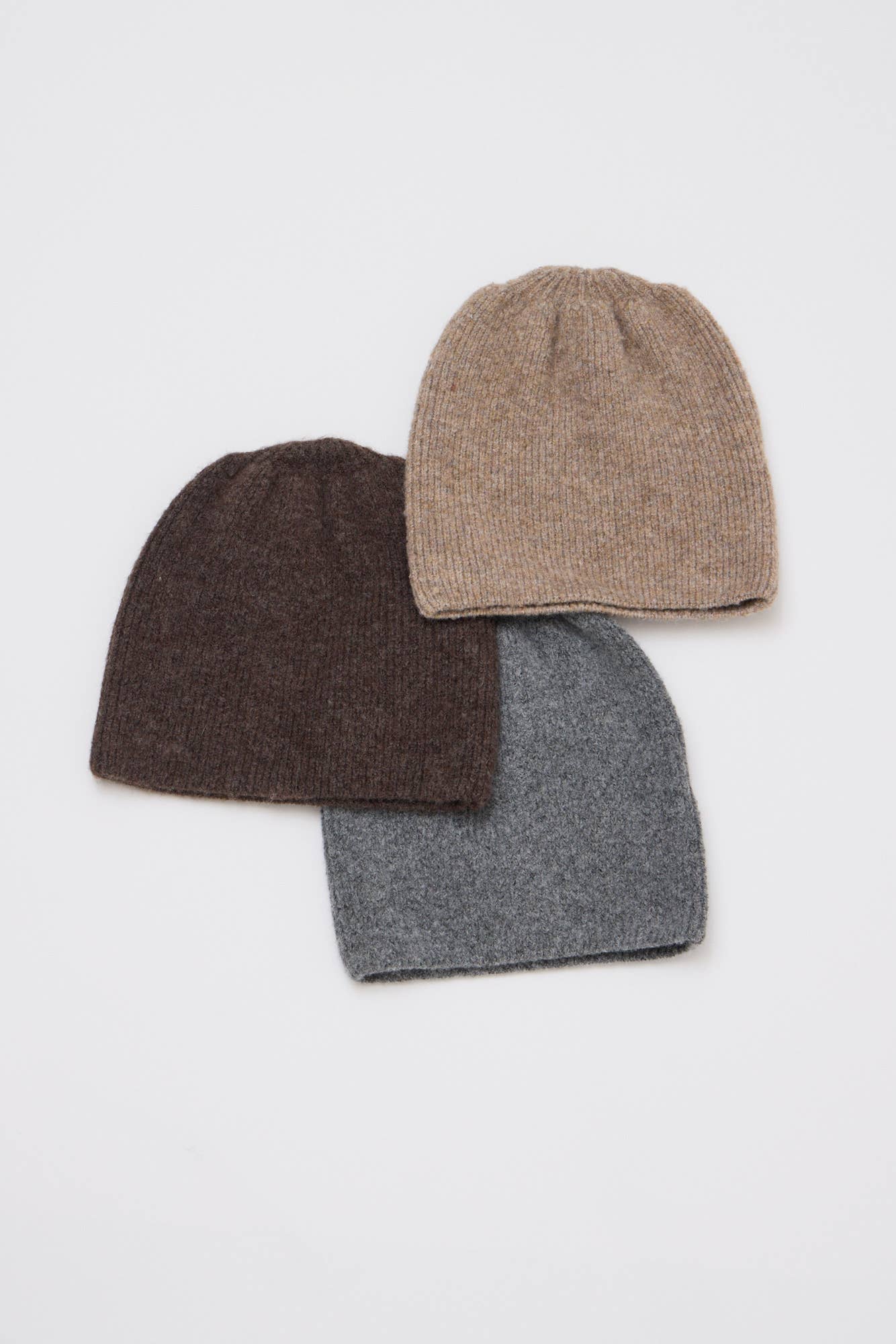 Knit Ribbed Beanie Hat