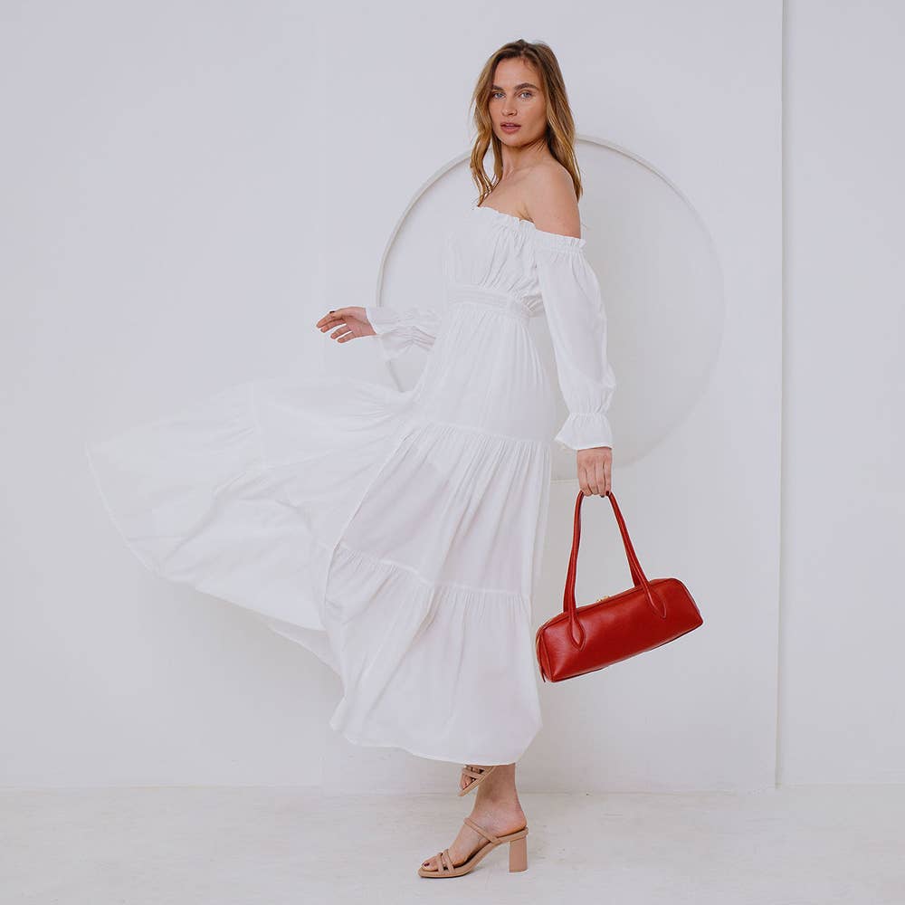 Serafina Black Recycled Vegan Shoulder Bag