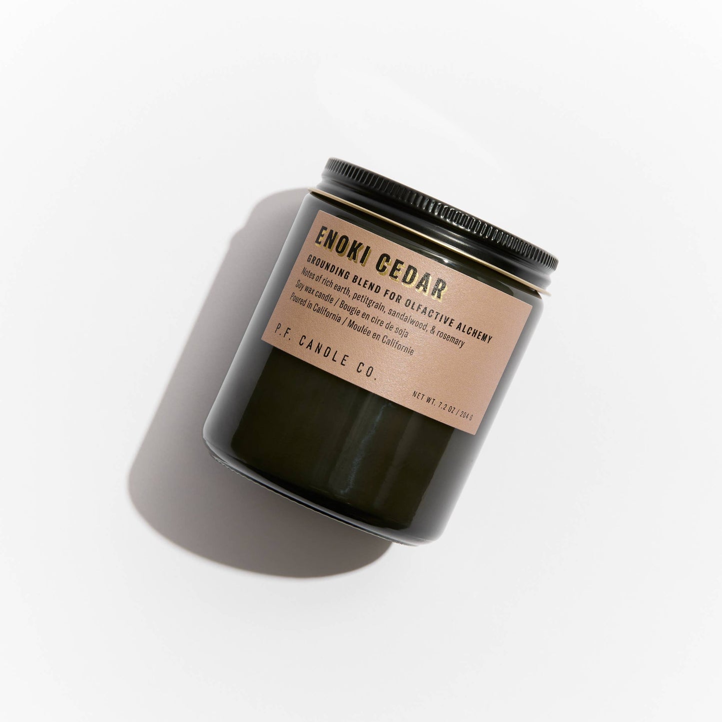 Enoki Cedar Alchemy Soy Candle- 7.2 oz