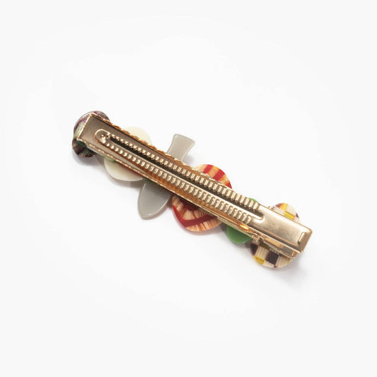 Hors D’oeuvre Multicolor Alligator Hair Clip