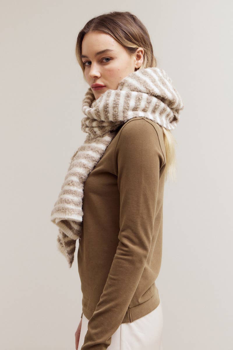 Brushed Mock Neck Long Sleeve Top