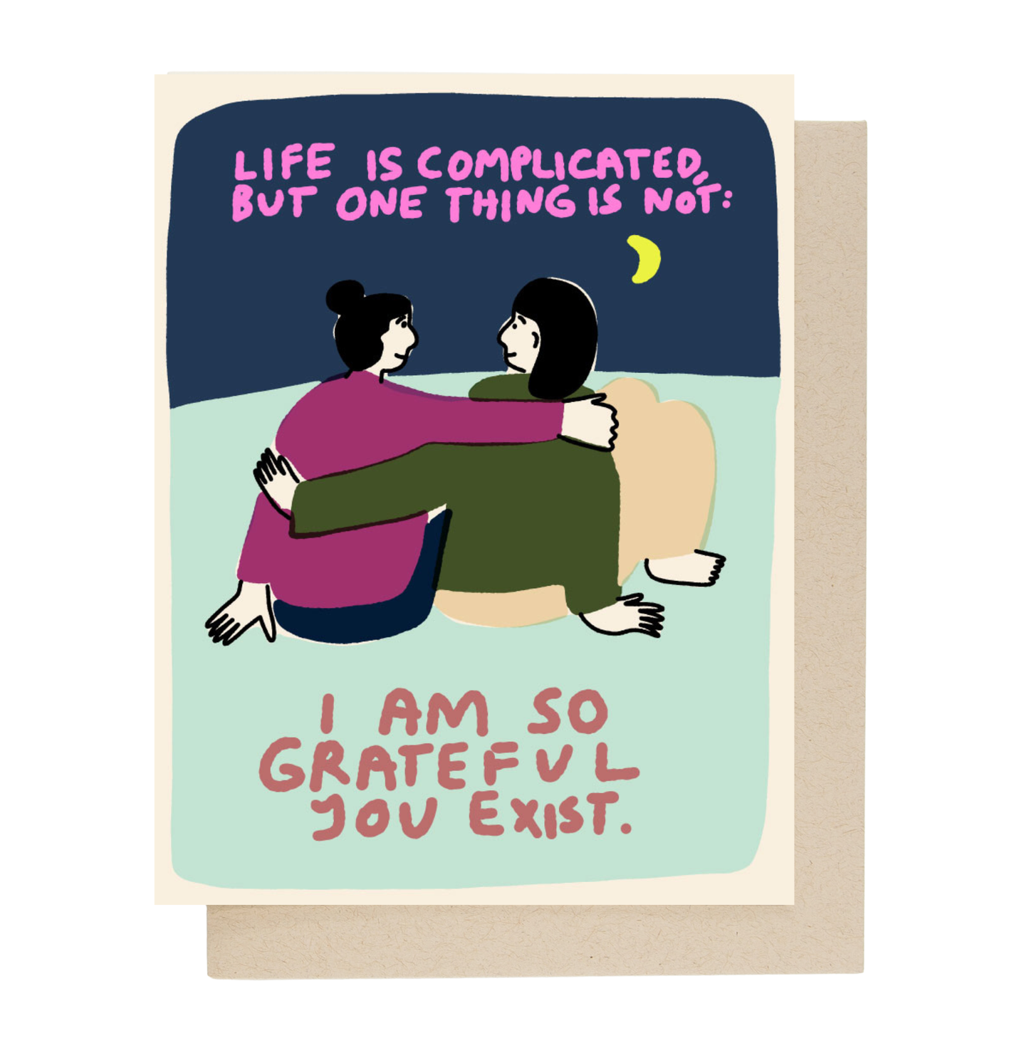 Life Is Complicated, but... Greeting Card