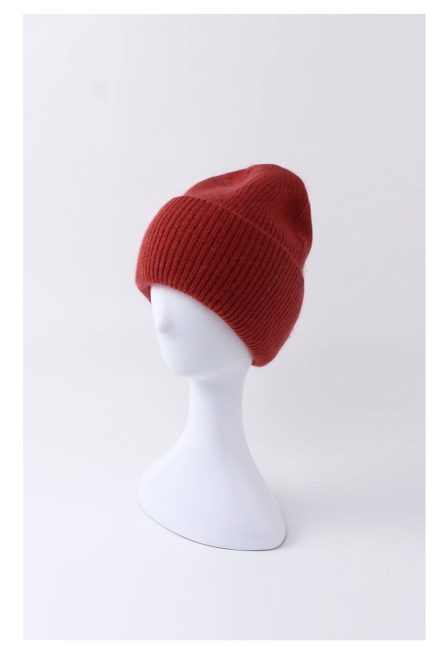 Angora Beanie Hat - Multi Colors