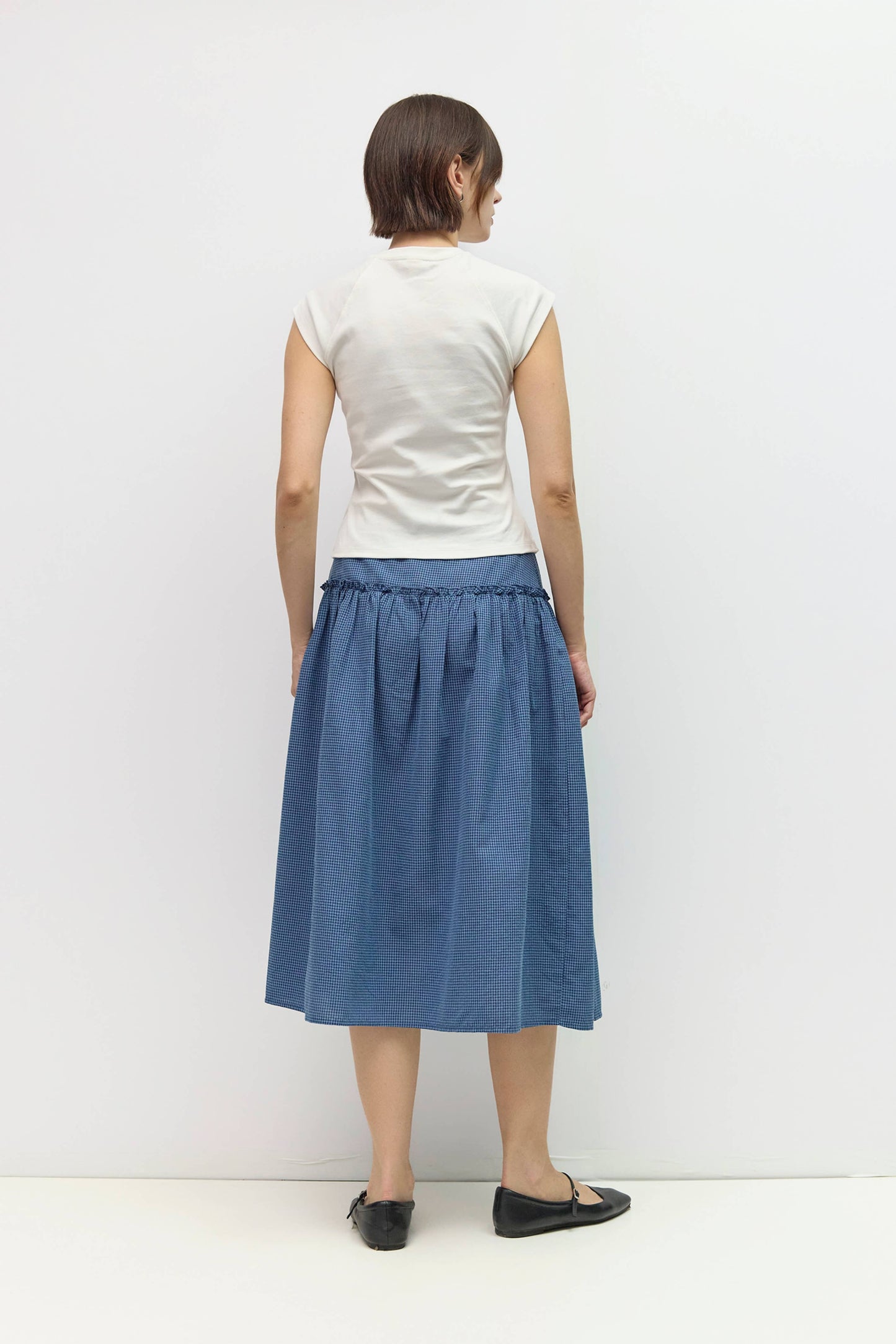 Raglan Cap Sleeve Cotton Tee