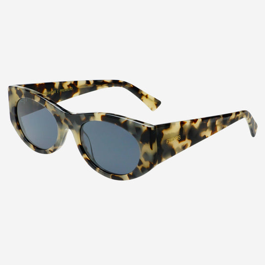 Layla Gray Tortoise Oval Sunglasses