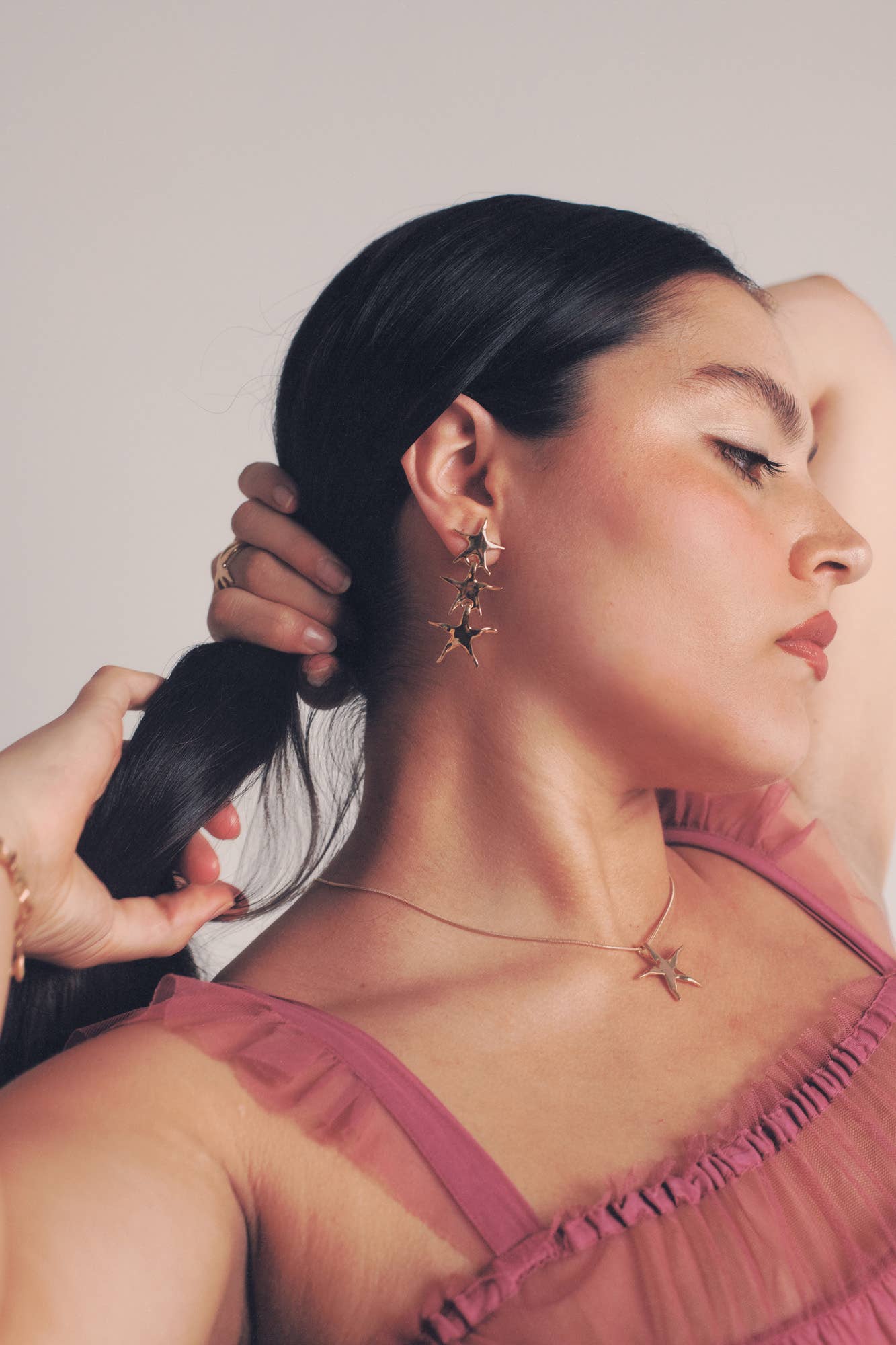 Estelle Gold Star Chain Necklace