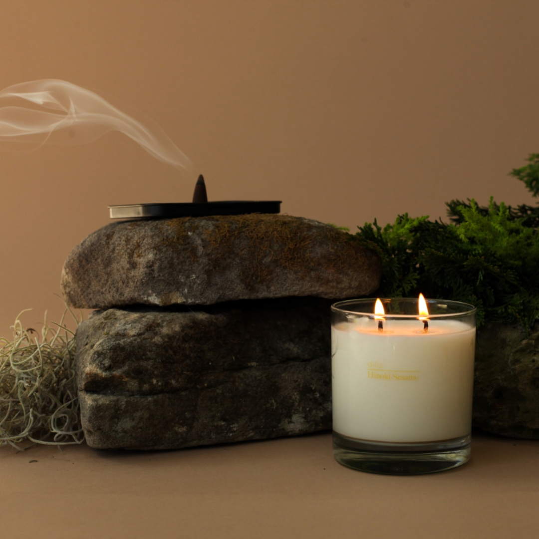 Hinoki Sesame Incense Cones