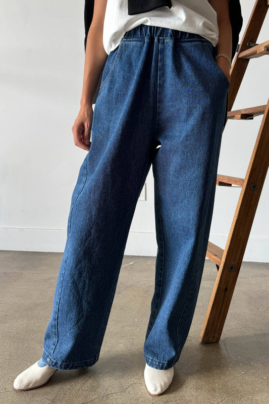 Blue Denim Long Arc Pants