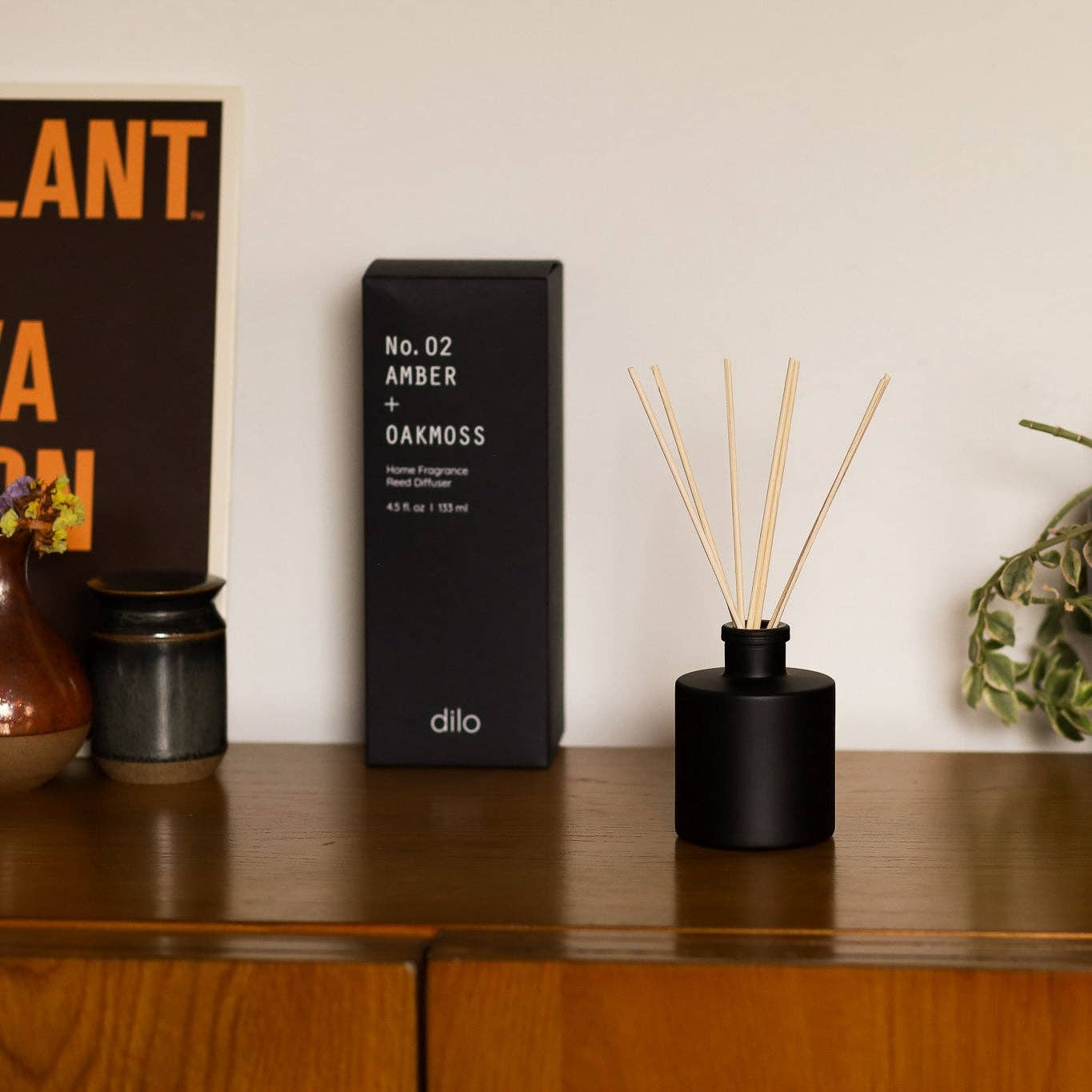 No. 02 Amber + Oakmoss Reed Diffuser SHADES Collection