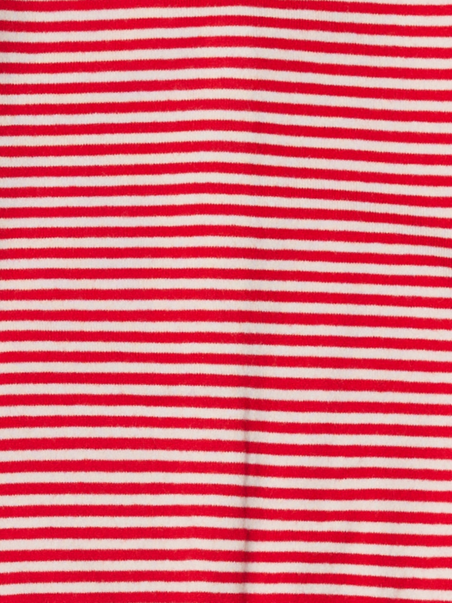 Striped Button Down Round Neck Cardigan