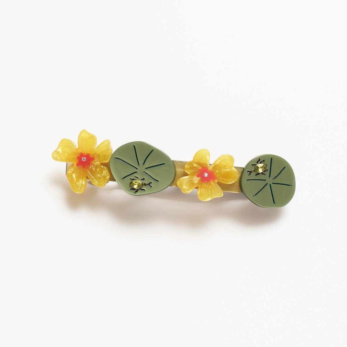 Flower Beetle Hair Clip
