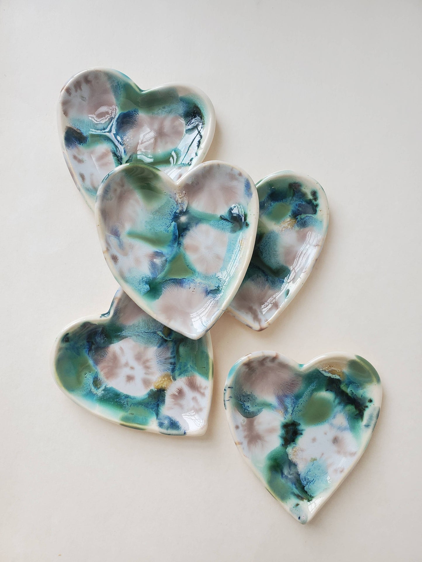 Handmade Ceramic Heart Trinket Dish