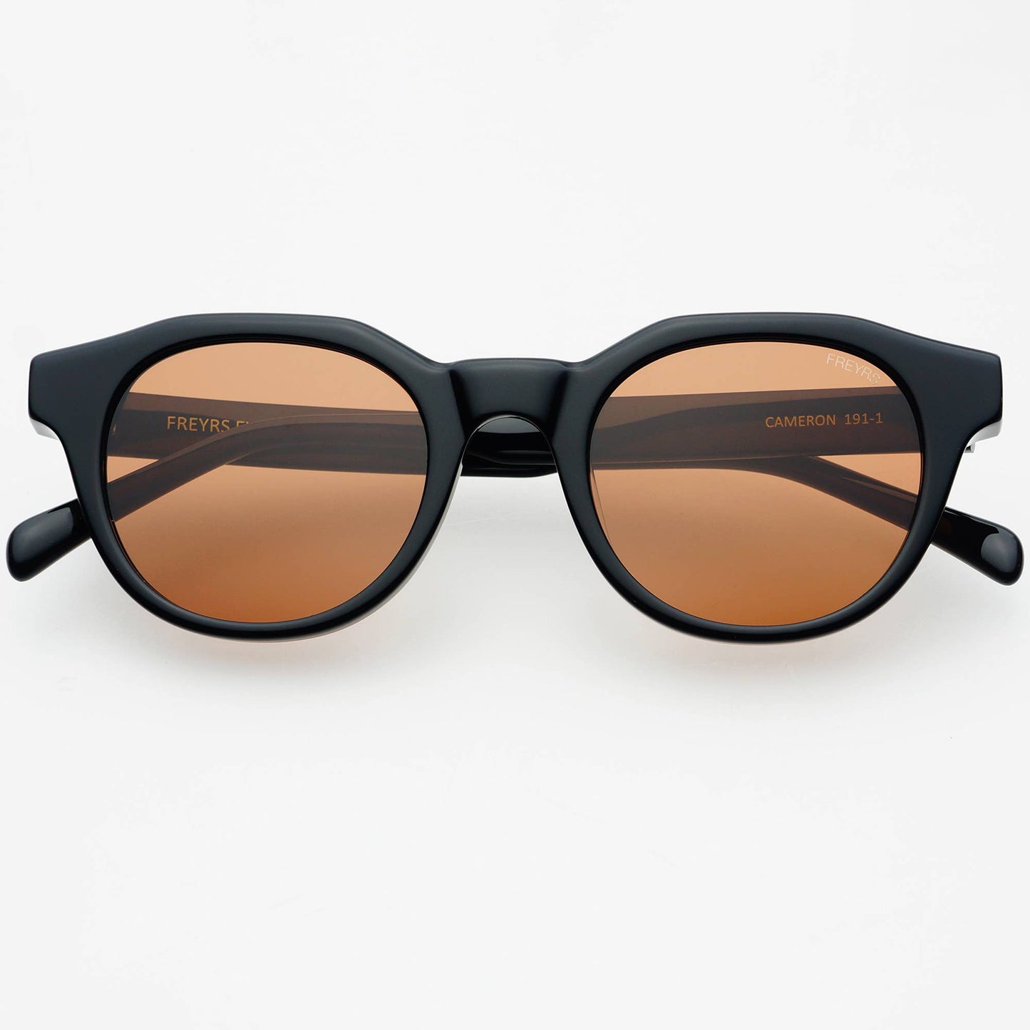 Cameron Acetate Unisex Round Sunglasses