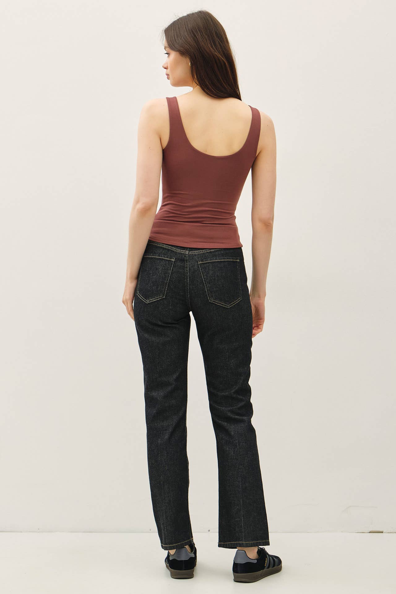 Scoop Neck Jersey Tank Top