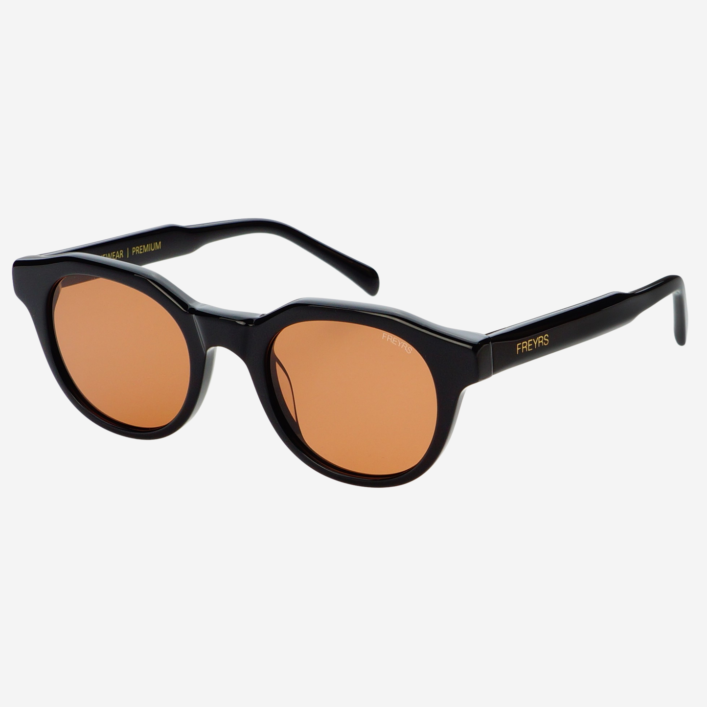 Cameron Acetate Unisex Round Sunglasses